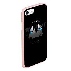 Чехол iPhone 7/8 матовый Взгляд Ято Noragami, цвет: 3D-светло-розовый — фото 2