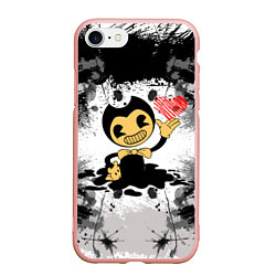 Чехол iPhone 7/8 матовый BENDY LOVE БЕНДИ С СЕРДЦЕМ