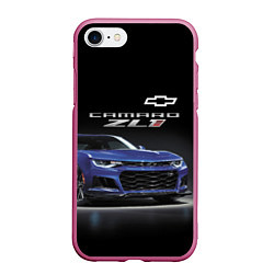 Чехол iPhone 7/8 матовый Chevrolet Camaro ZL1 Motorsport