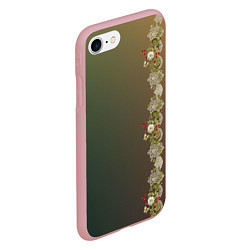 Чехол iPhone 7/8 матовый Уютица на градиенте, цвет: 3D-баблгам — фото 2