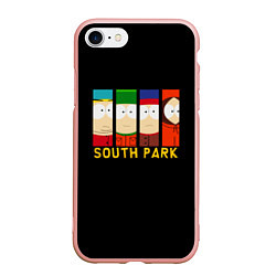 Чехол iPhone 7/8 матовый South Park - Южный парк главные герои