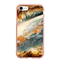Чехол iPhone 7/8 матовый Песчаный Космос