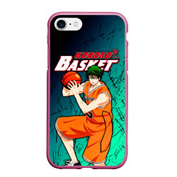 Чехол iPhone 7/8 матовый Kuroko no Basuke, Midorima Shintaro Шинтаро Мидори