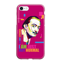 Чехол iPhone 7/8 матовый Salvador Dali: I am just not normal