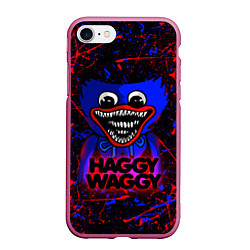 Чехол iPhone 7/8 матовый HAGGY WAGGY POPPY PLAYTIME, цвет: 3D-малиновый