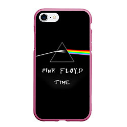 Чехол iPhone 7/8 матовый PINK FLOYD TIME ПИНК ФЛОЙД ЛОГОТИП