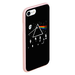 Чехол iPhone 7/8 матовый PINK FLOYD LOGO ПИНК ФЛОЙД НЕБО, цвет: 3D-светло-розовый — фото 2