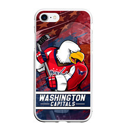 Чехол iPhone 7/8 матовый Вашингтон Кэпиталз Washington Capitals