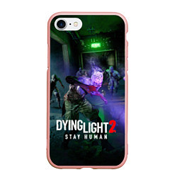 Чехол iPhone 7/8 матовый Dying Light: Stay Human - логово зомби