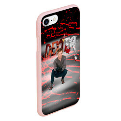 Чехол iPhone 7/8 матовый Декстер Новая Кровь сериал супер, цвет: 3D-светло-розовый — фото 2