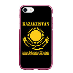 Чехол iPhone 7/8 матовый KAZAKHSTAN Казахстан