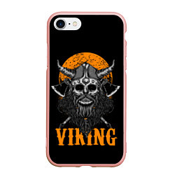 Чехол iPhone 7/8 матовый ЧЕРЕП ВИКИНГА VIKINGS SKULL