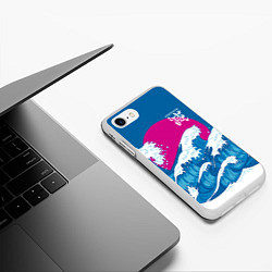 Чехол iPhone 7/8 матовый Kisatsutai - корпус бойни демонов, цвет: 3D-белый — фото 2
