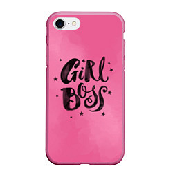 Чехол iPhone 7/8 матовый Girl Boss!