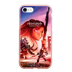 Чехол iPhone 7/8 матовый Horizon Forbidden West game poster
