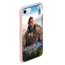 Чехол iPhone 7/8 матовый Aloy Элой Horizon, цвет: 3D-светло-розовый — фото 2