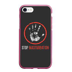 Чехол iPhone 7/8 матовый STOP MASTURBATION