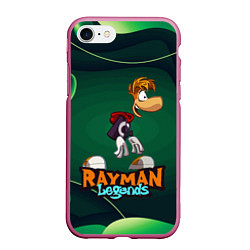 Чехол iPhone 7/8 матовый Rayman Legends Green