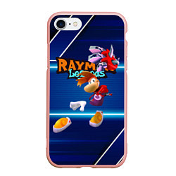 Чехол iPhone 7/8 матовый Rayman Legends Blue