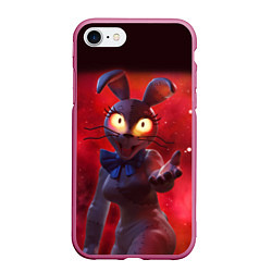 Чехол iPhone 7/8 матовый Five Nights at Freddys Ванесса, цвет: 3D-малиновый