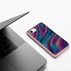 Чехол iPhone 7/8 матовый Vanguard Pattern Fashion, цвет: 3D-светло-розовый — фото 2