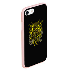 Чехол iPhone 7/8 матовый Трехглазый Демон Самурай, цвет: 3D-светло-розовый — фото 2