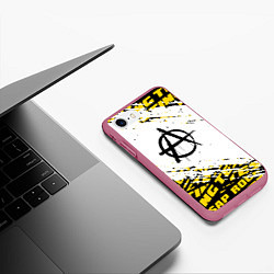 Чехол iPhone 7/8 матовый Asap rocky freestyle, цвет: 3D-малиновый — фото 2