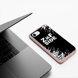 Чехол iPhone 7/8 матовый Die antwoord, цвет: 3D-светло-розовый — фото 2