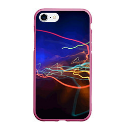 Чехол iPhone 7/8 матовый Neon vanguard pattern Lightning Fashion 2023