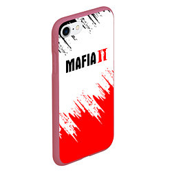 Чехол iPhone 7/8 матовый Mafia 2 Мафия, цвет: 3D-малиновый — фото 2