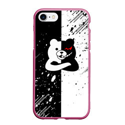 Чехол iPhone 7/8 матовый Monokuma брызги