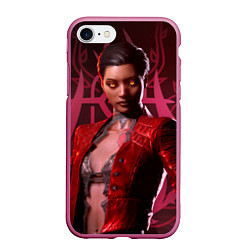 Чехол iPhone 7/8 матовый Vampire: The Masquerade - Bloodhunt Кровавая Вальк, цвет: 3D-малиновый