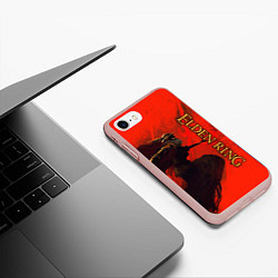 Чехол iPhone 7/8 матовый МАЛЕНИЯ - MALENIA ELDEN RING, цвет: 3D-светло-розовый — фото 2