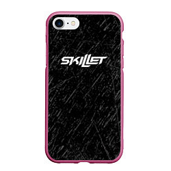 Чехол iPhone 7/8 матовый Skillet Скиллет Logotip