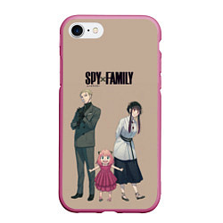 Чехол iPhone 7/8 матовый Spy x Family Семья шпиона