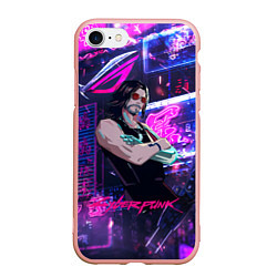 Чехол iPhone 7/8 матовый Johnny cyberpunk2077