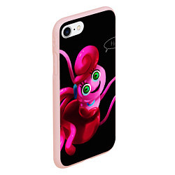 Чехол iPhone 7/8 матовый POPPY PLAYTIME - Mommy long legs Мама длинные ноги, цвет: 3D-светло-розовый — фото 2