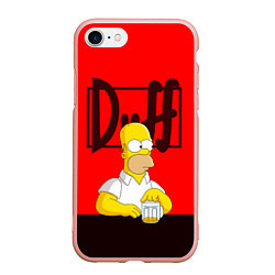 Чехол iPhone 7/8 матовый Homer Duff