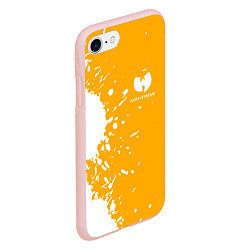 Чехол iPhone 7/8 матовый Wu-tang clan маленькое лого, цвет: 3D-светло-розовый — фото 2