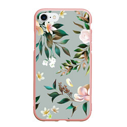Чехол iPhone 7/8 матовый Цветы Цветочный Букет
