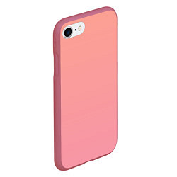 Чехол iPhone 7/8 матовый Gradient Roseanna Orange to pink, цвет: 3D-малиновый — фото 2
