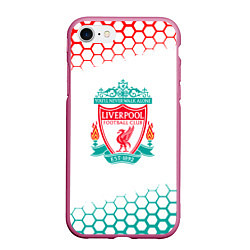 Чехол iPhone 7/8 матовый Liverpool соты