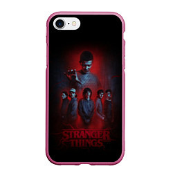 Чехол iPhone 7/8 матовый ОЧЕНЬ СТРАННЫЕ ДЕЛА ST STRANGER THINGS