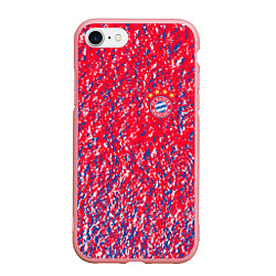 Чехол iPhone 7/8 матовый Bayern munchen брызги красок, цвет: 3D-баблгам
