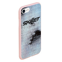 Чехол iPhone 7/8 матовый Vital Signs - Skillet, цвет: 3D-светло-розовый — фото 2