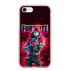 Чехол iPhone 7/8 матовый Fortnite Bonehead Skin, цвет: 3D-светло-розовый