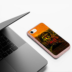 Чехол iPhone 7/8 матовый Seasons In The Abyss - Slayer, цвет: 3D-светло-розовый — фото 2
