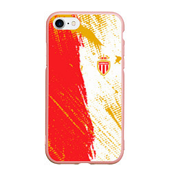 Чехол iPhone 7/8 матовый Fc monaco фк монако краска, цвет: 3D-светло-розовый