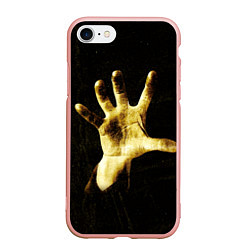 Чехол iPhone 7/8 матовый System of a Down дебютный альбом, цвет: 3D-светло-розовый