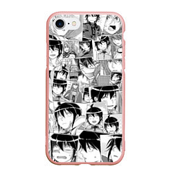 Чехол iPhone 7/8 матовый Tsuki ga Michibiku Isekai Douchuu pattern